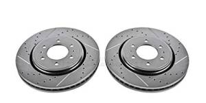 PowerStop - Power Stop Drilled & Slotted Front Brake Rotor Set | AR85108XPR | 2010-2021 Ford F150