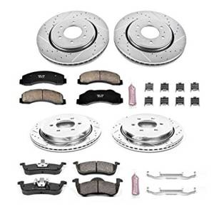PowerStop - Power Stop Z36 Extreme Truck & Tow Complete Brake Kit | PWR-K5577-36 | 2010-2017 Ford Expedition