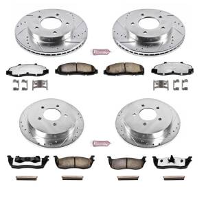 PowerStop - Power Stop Z36 Extreme Truck & Tow Complete Brake Kit (5-Lug) | PWR-K1868-36 | 1997-2003 Ford F150