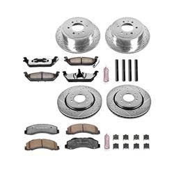 PowerStop - Power Stop Z36 Extreme Truck & Tow Complete Brake Kit (6-Lug Only) | PWR-K3166-36 | 2010-2011 Ford F150 Raptor