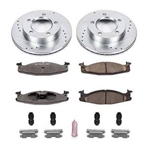 PowerStop - Power Stop Z36 Truck & Tow Front Brake Kit | PWR-K5412-36 | 2009-2011 Ford HD