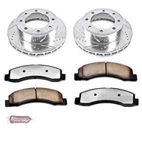 PowerStop - Power Stop Z36 Truck & Tow Front Brake Kit | PWR-K1905-36 | 1999-2004 Ford HD