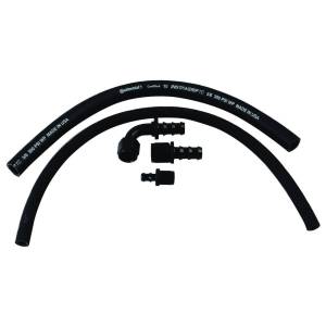 Performance Steering Components (PSC) - PSC Hose Kit for PSC Remote Reservoir Installation #6 JIC RTN #10 JIC Feed Black Fittings  | HK2100-6-10-BB | Multi-Vehicle Fitment