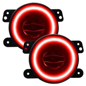 Oracle Lighting High Performance 20W LED Fog Lights (Red) | ORL5846-003 | 2018+ Jeep Gladiator
