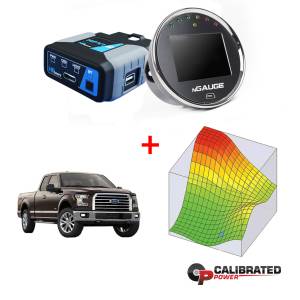 Calibrated Power - EcoBoost N Gauge Support Pack w/ Tuner Option by Calibrated Power | 2015-2020 Ecoboost 2.7L