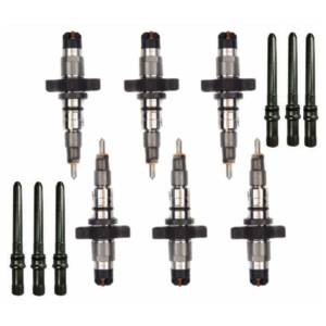 NEW 03-07 5.9 Cummins Injector Package | Injectors + Tubes | 0445120238, 0445120255