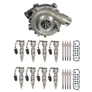 6.0 Powerstroke Injector Power Package Super Kit w/ Performance Turbocharger