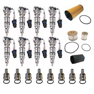 Freedom Injection - Ford 6.0 Powerstroke Injector E-Series Super Kit w/ Ball Tube & Filter | 4C3Z9E527BRM | 2004-2010 Ford Powerstroke E-Series