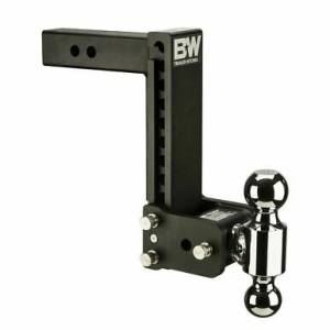 B&W Hitches - B&W Trailer Hitches Class 4 8-1/2" Drop / 9" Rise Black Dual Ball Mount for 2-1/2" Receivers (Black) | TS20043B | Universal Fitment