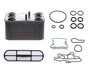 OEM Ford 6.0 Powerstroke Oil Cooler Kit | 3C3Z-6A642-CA, 3C3Z-6A810-A