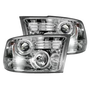 RECON - 2009-2013 Ram 1500 / 10-13 Ram 2500/3500 CLEAR Projector Headlights RECON Part # 264270CL