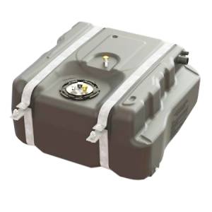 Titan Fuel Tanks - Titan 40 Gallon After-Axle HD Fuel Tank System | 4020217 | 2017+ Ford Powerstroke 6.7L Cab & Chassis