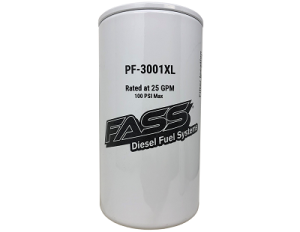 FASS Extended Length Particulate Filter part number PF-3001XL for Universal Fitment