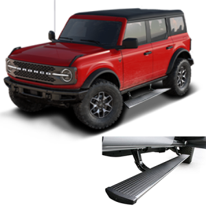 GoRhino E1 Electric Running Board Kit | 20412974PC, 20413157PC