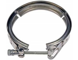 OEM 99-03 7.3L Powerstroke Exhaust Downpipe V-Band Clamp | XC3Z-5A231-AA | 1999-2003 Ford Powerstroke 7.3L