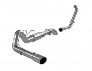 MBRP 03-05 Excursion 6.0 Powerstroke Turbo Back 4" Installer Series Exhaust part number S6216AL for 2003-2007 Ford Powerstroke 6.0L