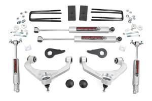 Rough Country's 3.5in Bolt-On suspension lift kit for 2011-2019 GMC Sierra & Chevy Silverado 2500/3500 HD