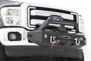 Rough Country Winch Mount Front Bumper | 2011-2016 Ford SuperDuty 2/4WD