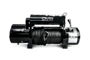 DV8 Offroad - DV8 Offroad 12000lb Winch | Synthetic Rope | Universal Fitment