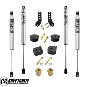 Kryptonite Products Stage 1 Leveling Kit w/ Fox Shocks | KRFD17STAGE1FOX | 2017-2023 Ford SuperDuty 4WD