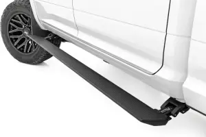 Rough Country - Rough Country Power Running Boards | Lighted | 2010-2023 Ram 2500 Crew Cab 2/4WD
