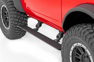 Rough Country - Rough Country Power Running Boards | Lighted | 2021-2023 Ford Bronco 2 Door 4WD