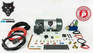 PacBrake Horizontal Heavy Duty Compressor Kit | HP10628 | Universal Fitment