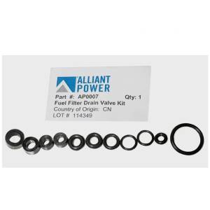 Alliant Power 7.3L Powerstroke Fuel Filter Drain Kit | F81Z9C065AA, AP0007 | 1998-2003 Ford Powerstroke 7.3L