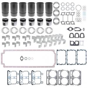 Cummins N14E 14L Overhaul Kit | Pistons + Liners + Bearings + Gaskets