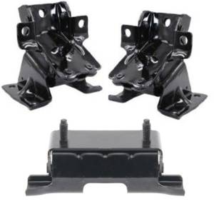 New 17-19 6.6L GM Duramax Motor Mount Kit | Front Right + Front Left + Rear Trans