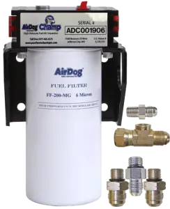 AirDog S60 Champ High Pressure Fuel Air Separator | A6HSDE630 | 1987-2002 Detroit Diesel Series 60 12.7L