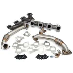 PPE L5P High-Flow Exhaust Manifolds & Up-Pipes Kit | 2017-2024 GM Duramax 6.6L