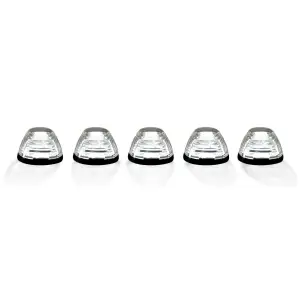 RECON - Recon Ford Cab Roof Lights Clear Lens White LED's Black Housing | 264143WHCL | 1999-2016 Ford Super Duty