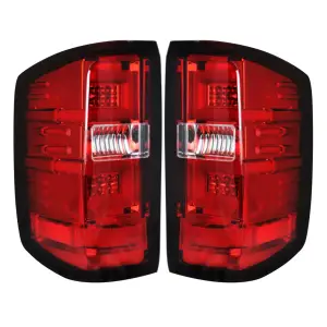 RECON - Recon GMC Red OLED Tail Lights | 264238RD | 2014-2018 GMC/Chevy Silverado 1500