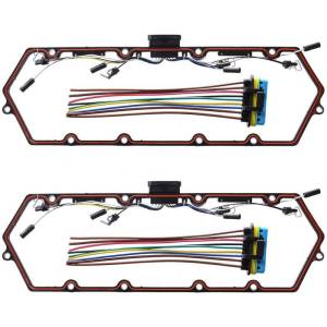 NEW Ford 7.3 Powerstroke Valve Cover Gasket w/ Glow Plug Harness Set | F81Z6584AA, 615-201, 1826703C1, F81Z9D930AB | 1998-2003 Ford Powerstroke 7.3L