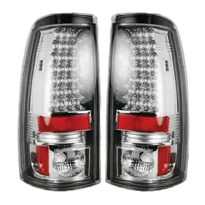 Recon GM/Chevy LED Tail Lights Clear Lens | 264173CL | 1999-2007 Silverado & Sierra