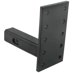 Convert-A-Ball Cushioned, Adjustable Pintle Mounting Bar for 2" Hitches - 10 Holes - 10,000 lbs | CDCAM-PC-3 | Universal Fitment