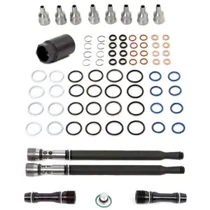 NEW Ford 6.0 Powerstroke Oil Rail Ball Tube Kit w/ Injector O-Rings & Tool 