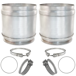 NEW Detroit & Freightliner One Box Full Service DPF Replacement Kit EPA17 | Filters + Clamps + Gaskets | A0014907692, A0004902241, A6809950202, A6804910480 