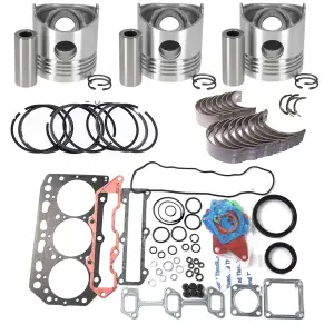 Yanmar 3TNE88 Vertical Water-cooled Overhaul Kit  Pistons + Bearings + Gaskets