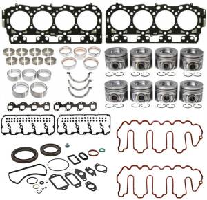 NEW 17+ L5P Duramax Engine Overhaul Kit  Pistons + Bearings + Gaskets