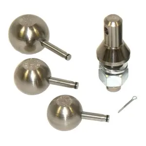 Convert-A-Ball Interchangeable Ball Set - 3 Balls - 1" Shank (Nickel) | CDC900 | Universal Fitment