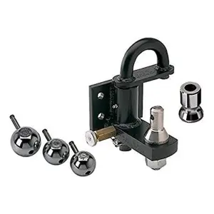 Convert-A-Ball Pintle Hook Combo with 3 Stainless Steel Balls - Bolt On - 25,000 lbs | CDCPH-1 | Universal Fitment