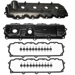 NEW Ford 6.0 Powerstroke Valve Cover Kit  4C3Z-6582CA (R), 4C3Z-6582BA (L), 1845180C93  2004-2007 Ford Powerstroke 6.0L