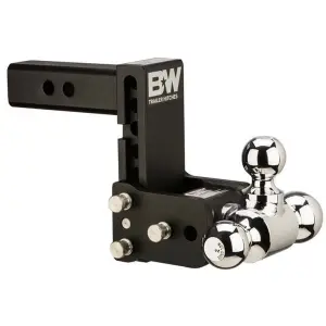 B&W Trailer Hitches Class V 2 1/2" Receiver Tow & Stow 10" Model 7" Drop 7.5" Rise Tri-Ball | TS20049B 