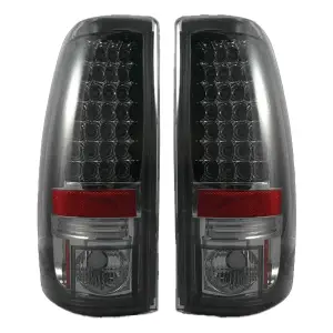 Recon GM/Chevy LED Tail Lights w/ Smoked Lenses | 264173BK | 1999-2007 GMC/Chevy