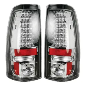 Recon GM/Chevy LED Tail Lights Clear Lens | 264173CL | 1999-2007 Silverado & Sierra