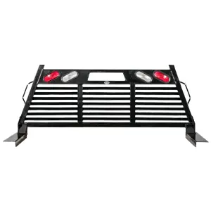 Frontier Truck Gear Headache Rack (Full Louvered w/ Lights) | FTG110-28-8008 | 1988-2006 Chevy/GMC