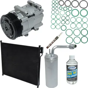 NEW Ford 7.3 Powerstroke A/C Compressor Kit w/ Condenser Option | 4R3Z19703A, F77Z19703AB, F79Z19703AA | 1994-2003 Ford Powerstroke 7.3L