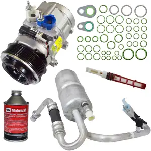 OEM Ford 6.4 Powerstroke A/C Compressor Kit | Compressor + Accumulator + Orifice + O-Rings 